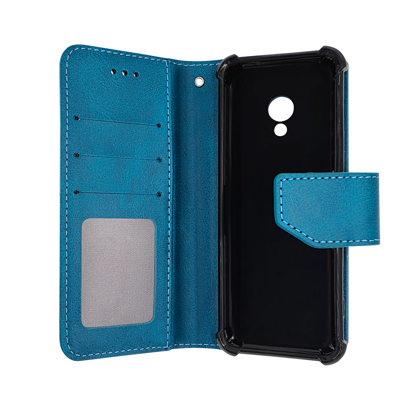 Leather Folio Wallet Case