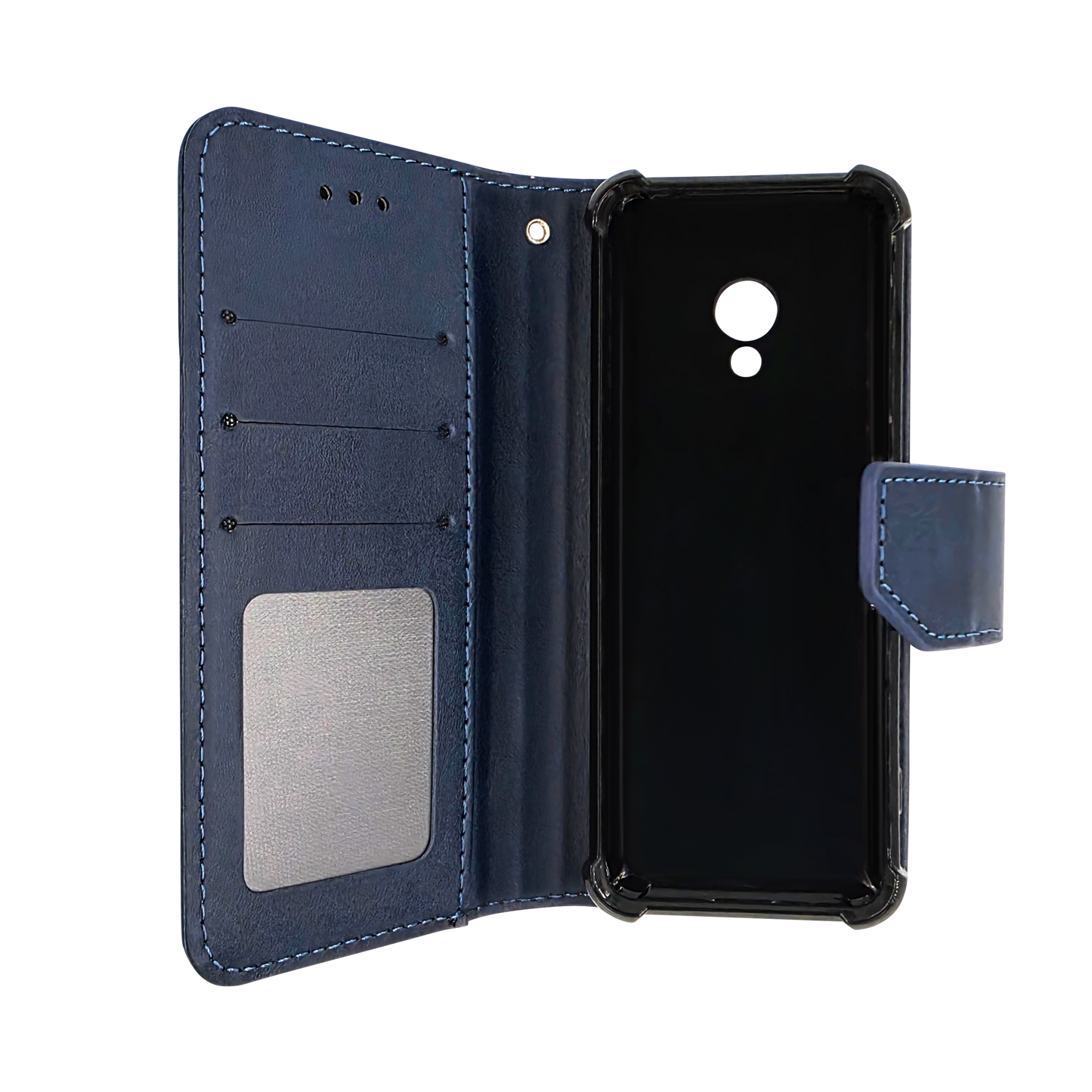 Leather Folio Wallet Case